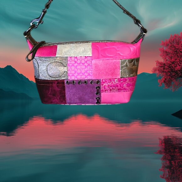 Coach Handbags - Coach Vintage Patchwork Shoulder Bag